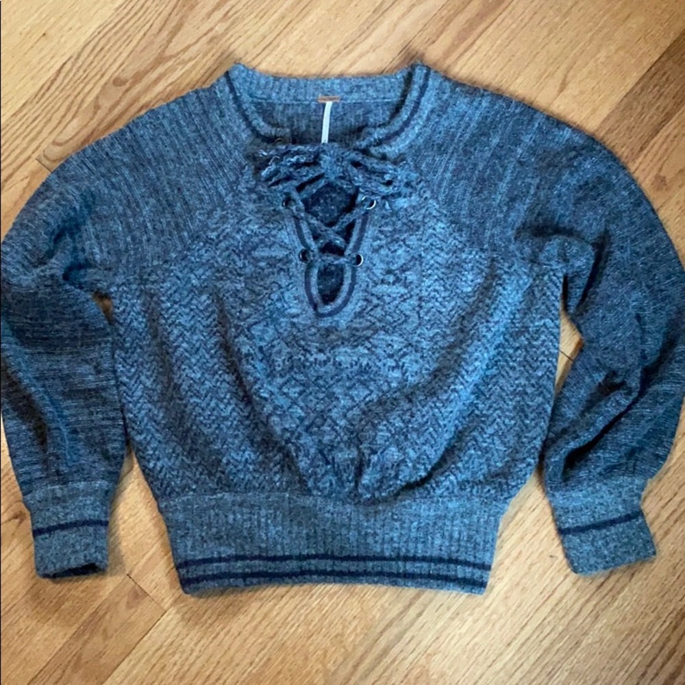 Free People Asymmetrical Sweater